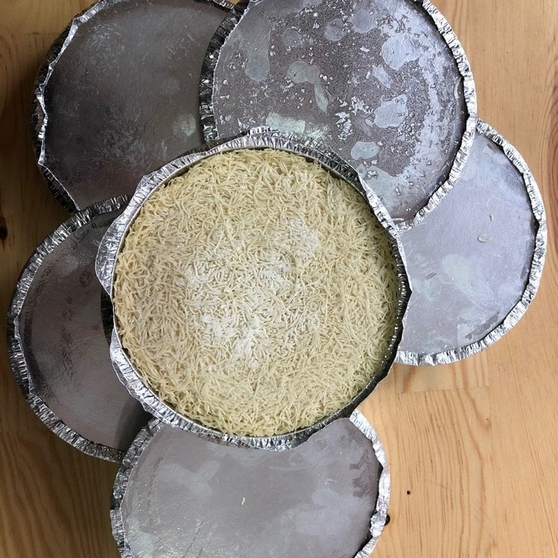 Künefe Porsiyon Şoklanmış